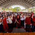 Layda Sansores inaugura domo de la cancha deportiva y de usos múltiples de la Escuela Secundaria Técnica 27
