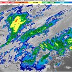 Frente frío 41 comienza a sentirse con lluvias y viento en Campeche