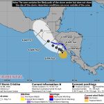 Tormenta Tropical Cristina pone en alerta a cuatro países por riesgo de inundaciones y deslaves